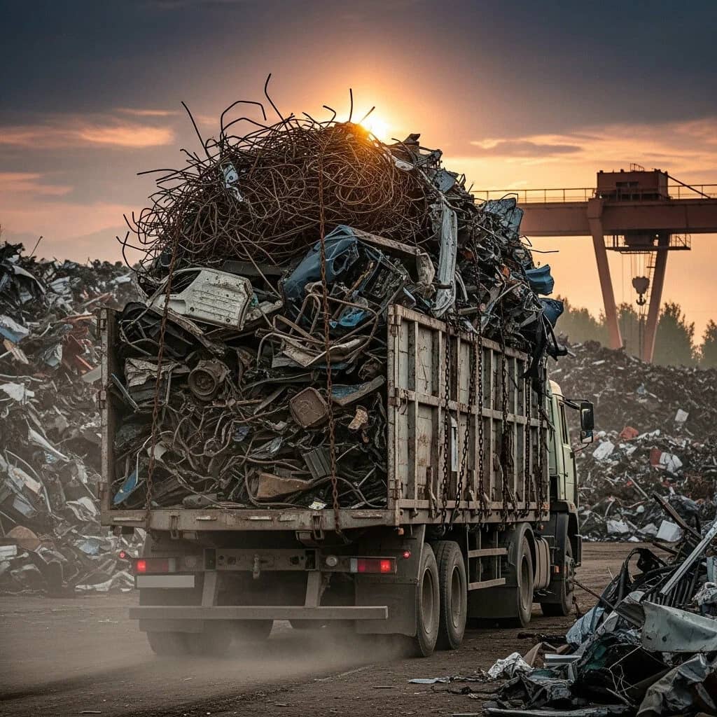 погрузка лома